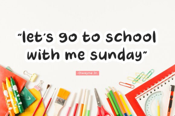 Chalk Kids Font - Preview 2