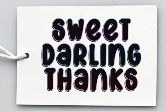 Deserts Font PNG with transparent background - Preview 4