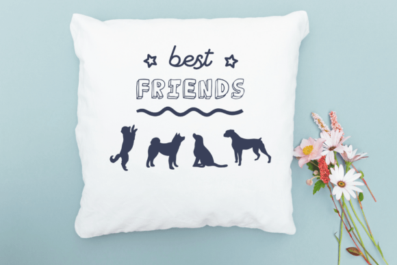 Dog Silhouettes Font - Preview 1