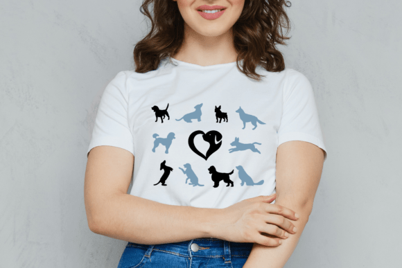 Dog Silhouettes Font - Preview 2