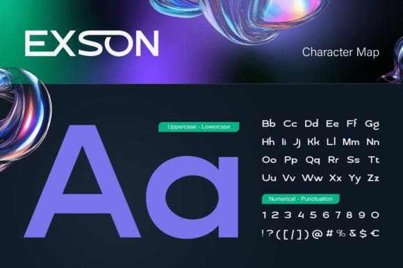 Exson Font - Preview 1