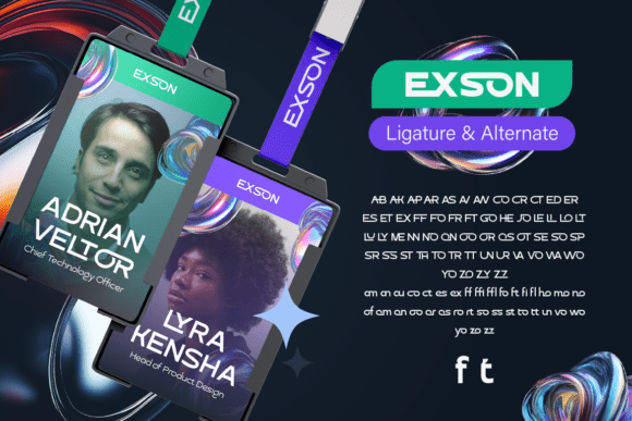 Exson Font - Preview 5