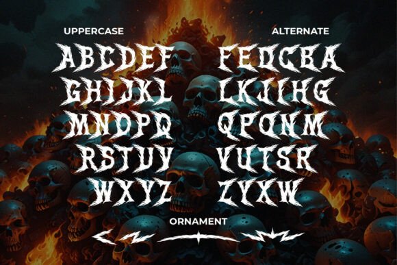 Firecore Font - Preview 2