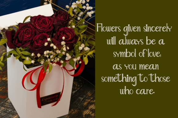 Flowers Font - Preview 3