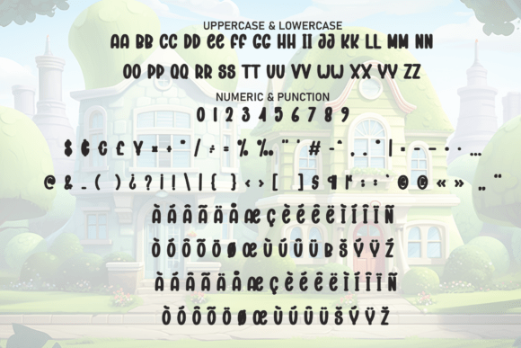 Game House Font PNG with transparent background - Preview 6