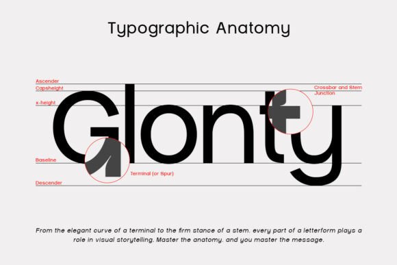 Glonto Font - Preview 3