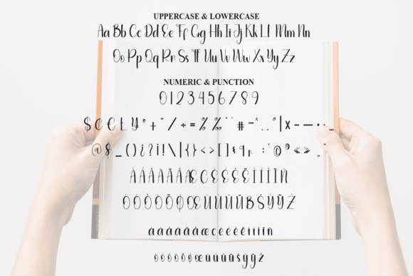 Hello Book Font PNG with transparent background - Preview 6
