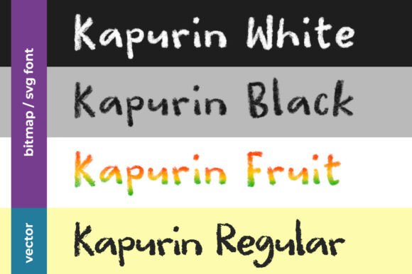 Kapurin Font PNG with transparent background - Preview 4