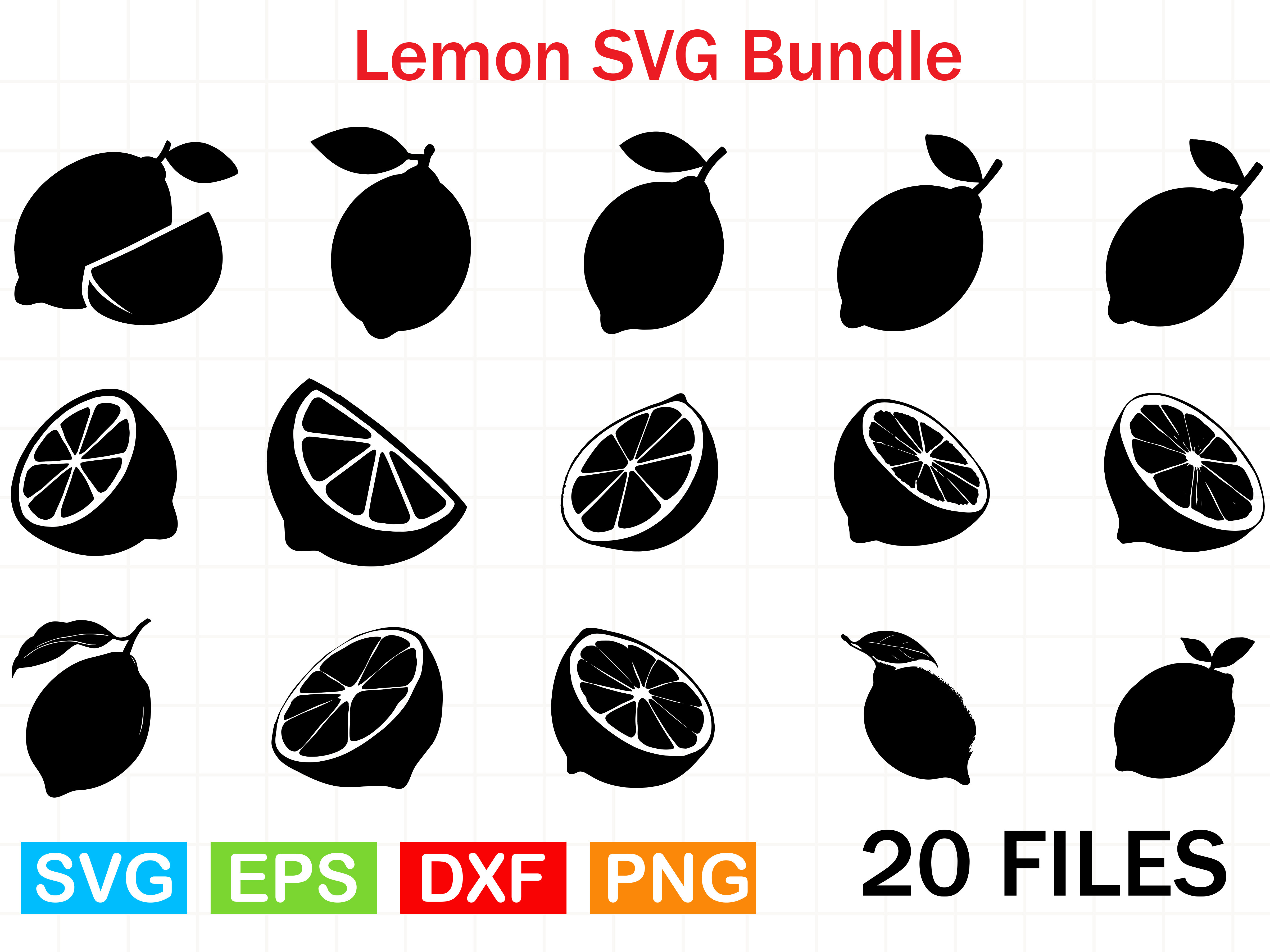 Free Lemon Raspberry Svg Lemon SVG Bundle Graphic by Creativity Designer · Creative Fabrica