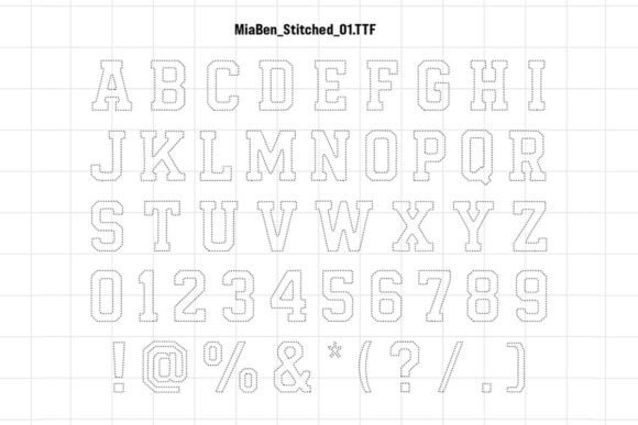 Mia Ben Font PNG with transparent background - Preview 4