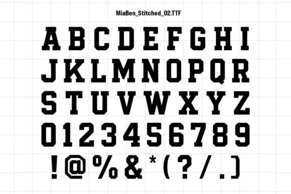 Mia Ben Font PNG with transparent background - Preview 5