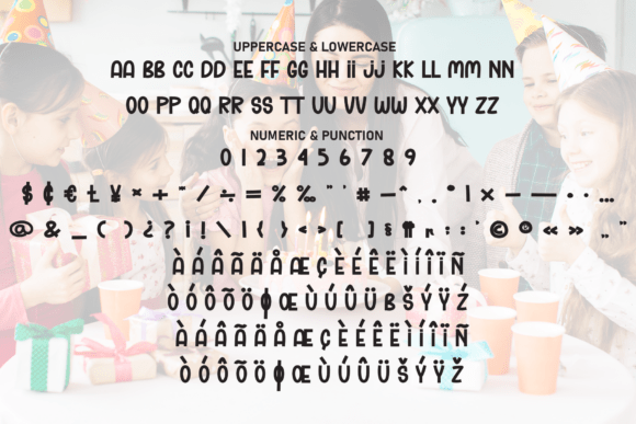 Mommy Birthday Font PNG with transparent background - Preview 6
