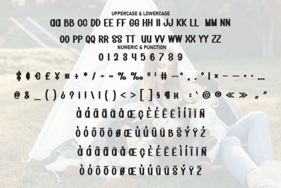 Mother Camping Font PNG with transparent background - Preview 6