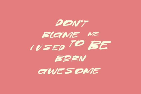 Moulatta Brush Font PNG with transparent background - Preview 1