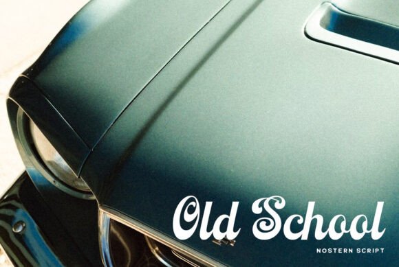 Nostern Script Font PNG with transparent background - Preview 4