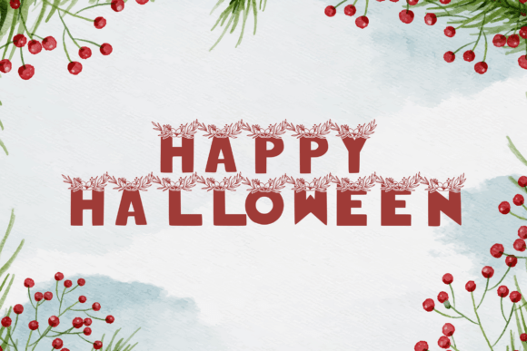 Novox Christmas Font PNG with transparent background - Preview 1