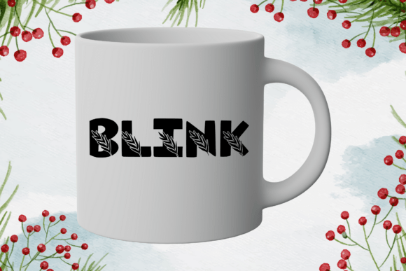 Novox Christmas Font PNG with transparent background - Preview 5