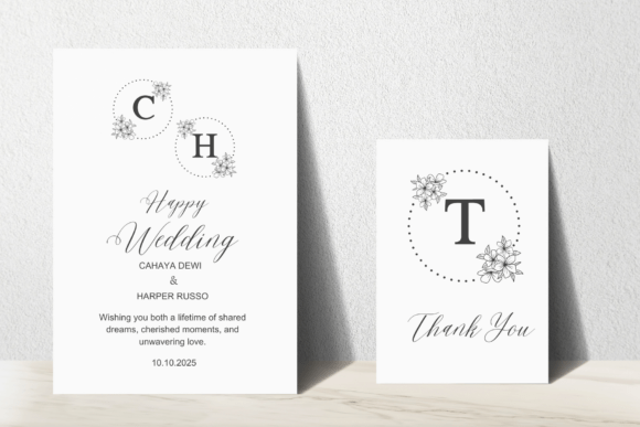 Premium Floral Monogram Font font preview - 1