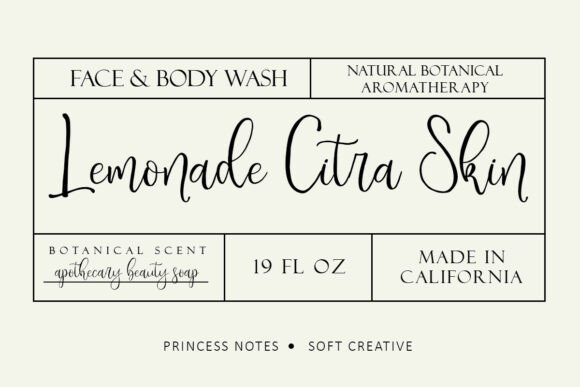 Princess Notes Font PNG with transparent background - Preview 1