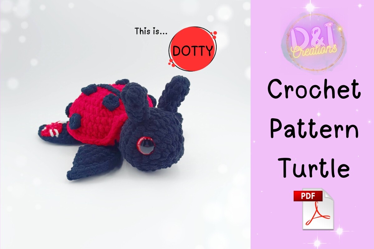 Turtle Ladybird Crochet Pattern Amigurum