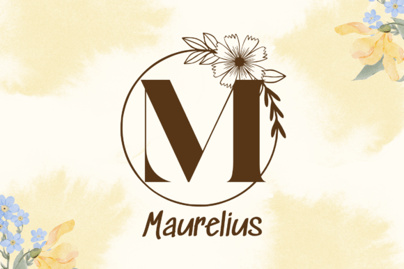 Aureus Charm Monogram Font - Preview 1