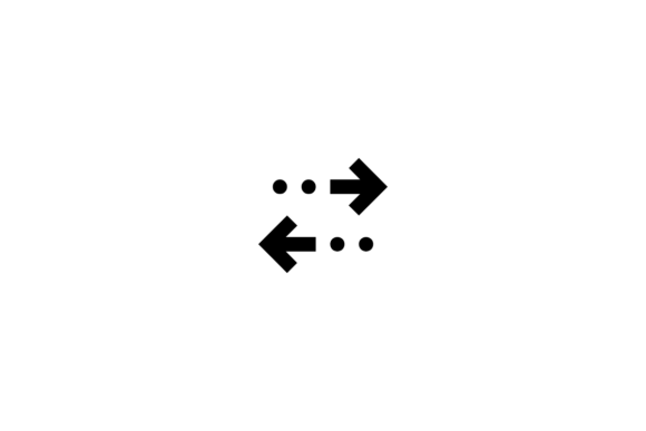 Bidirectional Arrow Exchange Icon