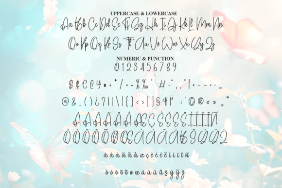 Butterfly Calligraph Font - Preview 6