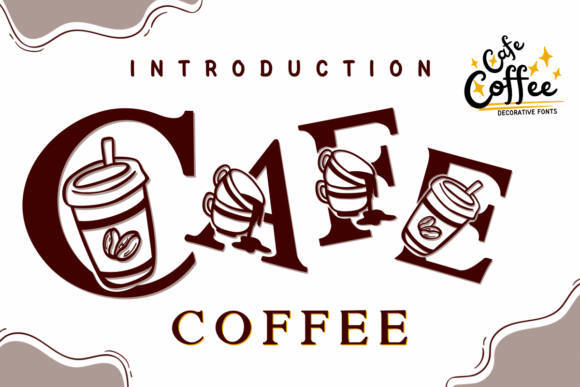 Cafe Coffee Decorative Font By PraewDesigns