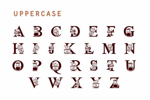 Cafe Coffee Font - Preview 1