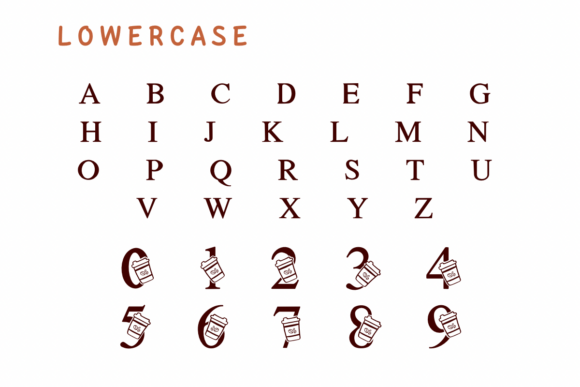 Cafe Coffee Font - Preview 2