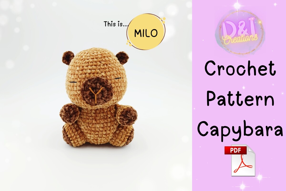 Capybara Crochet Pattern Amigurumi Pdf