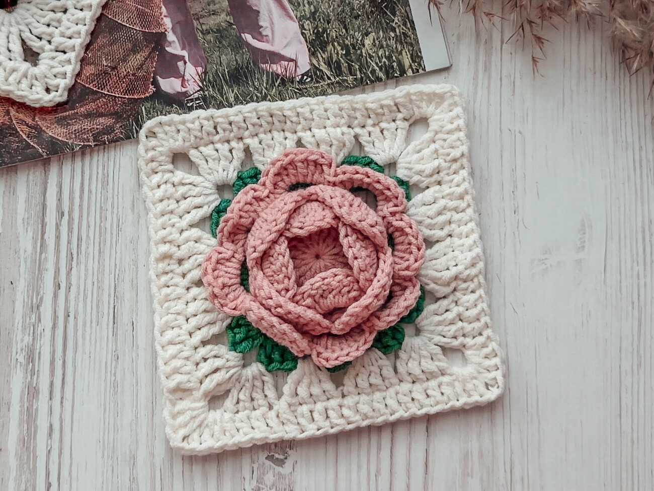 Crochet Pattern Granny Square PDF Video