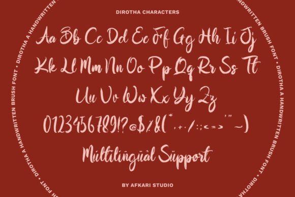 Dirotha Font - Preview 6