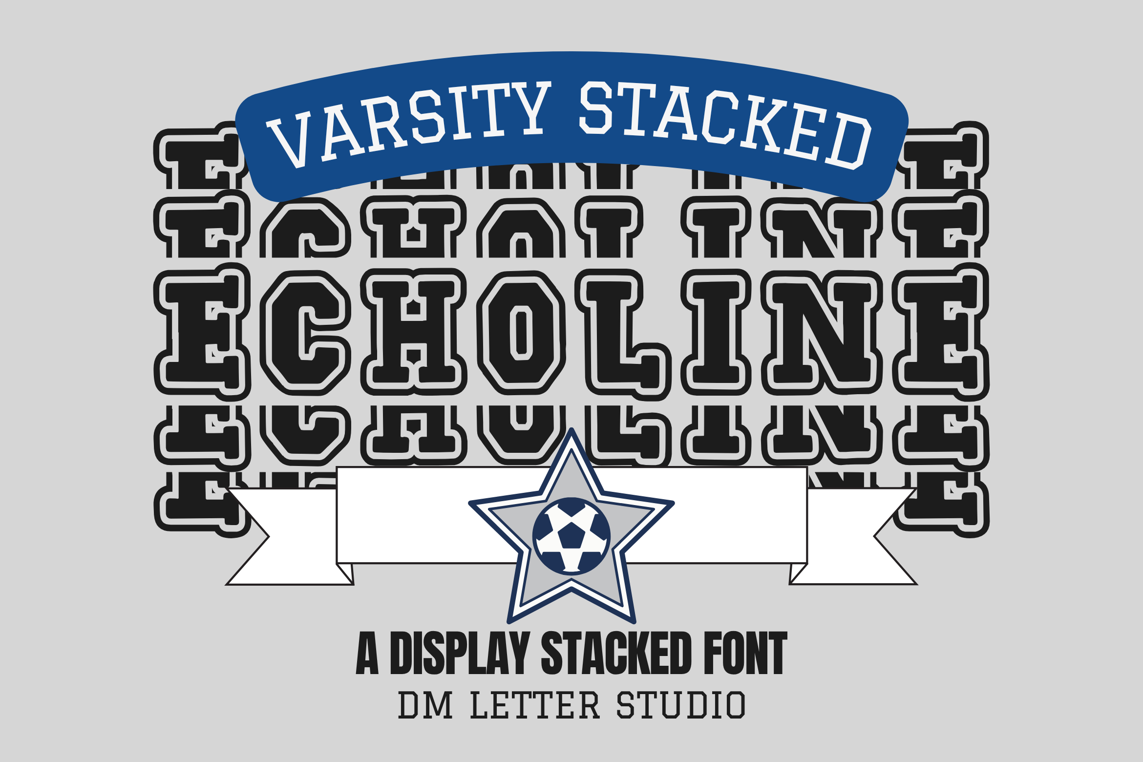 Echoline Varsity Stacked