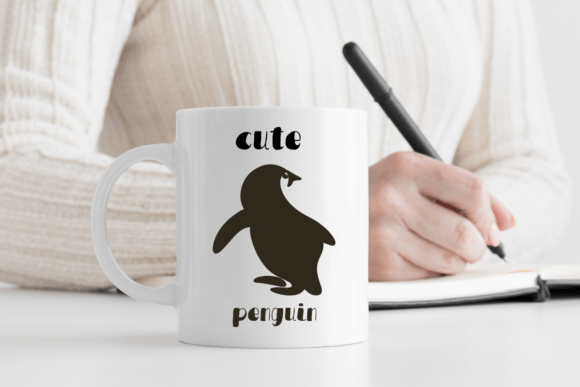 Fat Penguin Font PNG with transparent background - Preview 5
