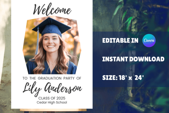Graduation Welcome Sign Template