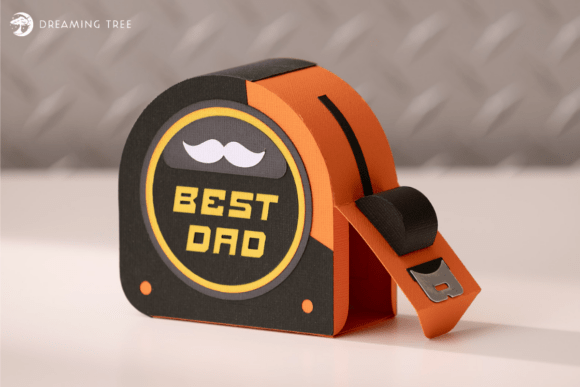 Measuring Tape Favor Box SVG