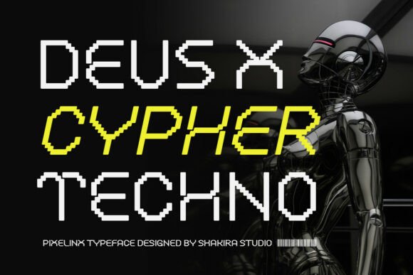Pixelinx Font PNG with transparent background - Preview 2