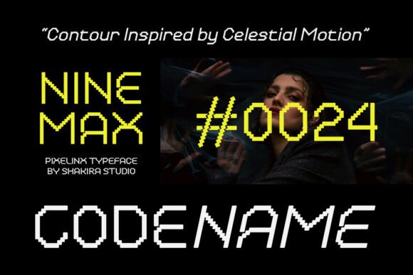 Pixelinx Font PNG with transparent background - Preview 5