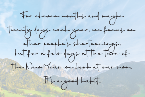 Amelia Signature Font - Preview 5
