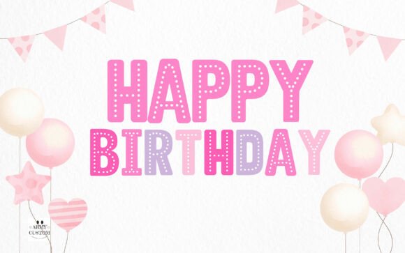 Birthday Girl Font - Preview 1