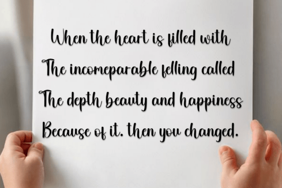 Bookmark Font - Preview 3