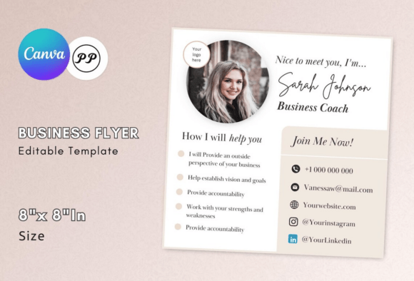Coaching Flyer Template