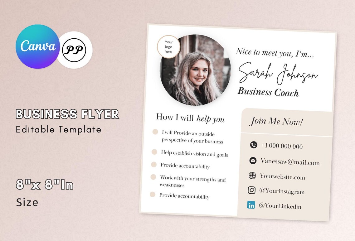 Coaching Flyer Template