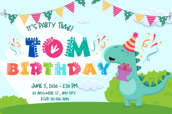 Cute Dinosaur Font - Preview 1