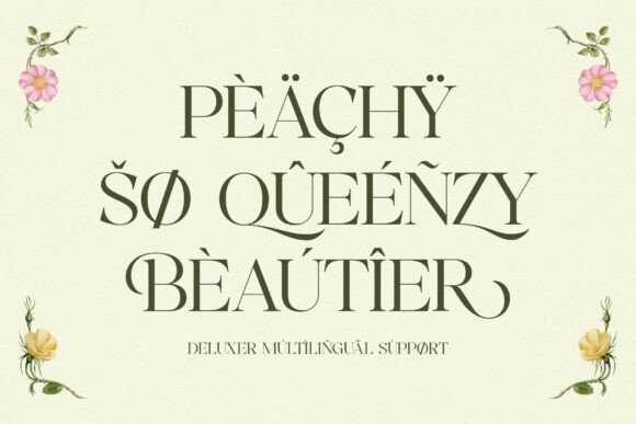 Deluxer Font - Preview 5