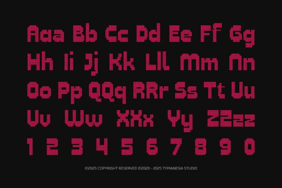 Digifest Font PNG with transparent background - Preview 1