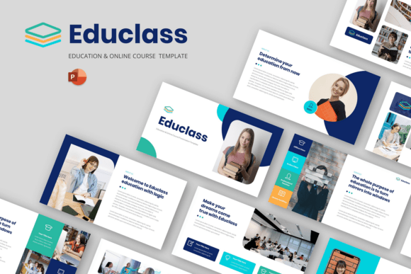 Preview of Educlass - Education PowerPoint PowerPoint template
