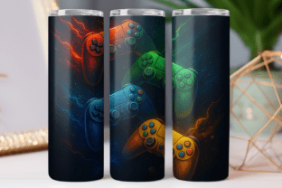 Gaming Tumbler Wrap 20oz Skinny Wrap Png Graphic by Dream Studio MAX ...