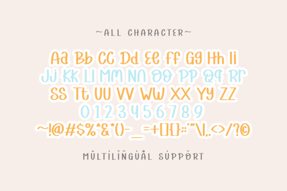 Lemon Beach Font PNG with transparent background - Preview 1